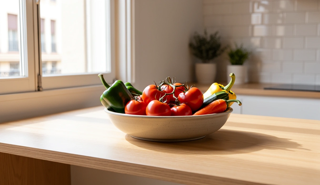 Ingredientes frescos utilizados en Nutriplato