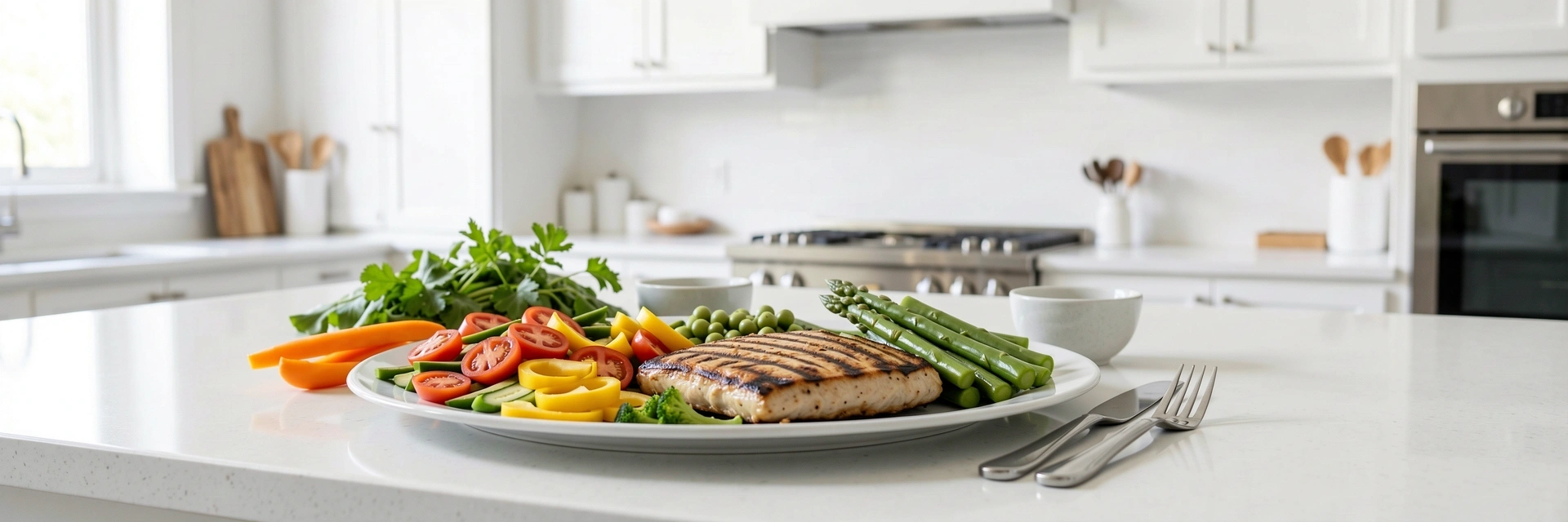 Preparación de comida equilibrada