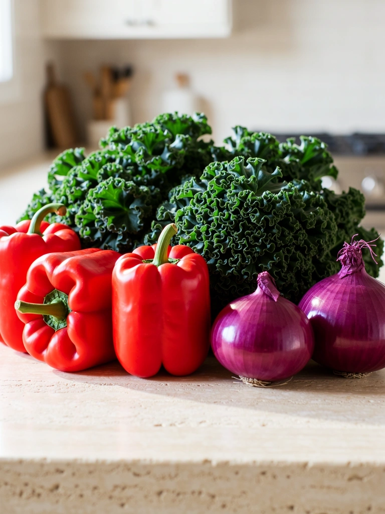 Vegetales frescos del Mediterráneo